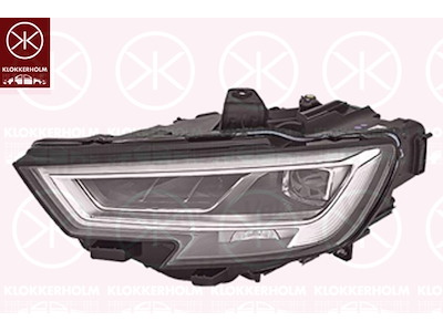 Headlight, for vehicles with adaptive front lighting, Left, LED, with daytime running light (LED), Valeo