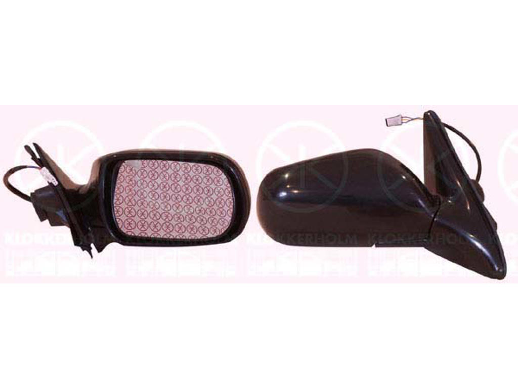 Exterior Mirror, for electric mirror adjustment, Convex, Heatable, Right, Number of pins: 5