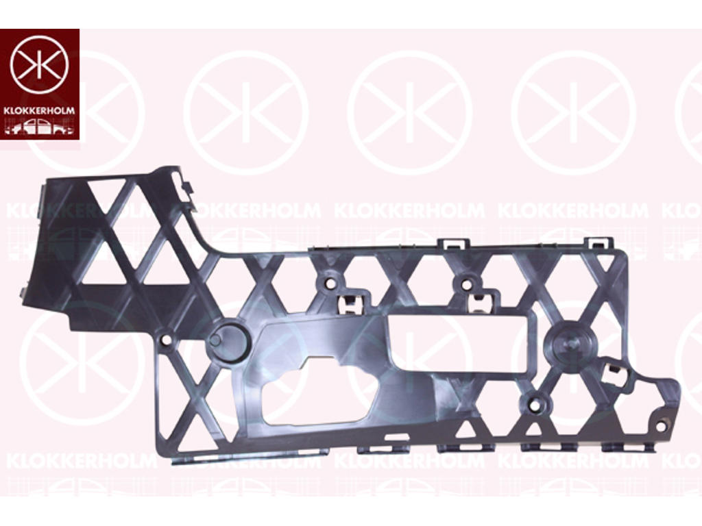 Mounting Bracket, bumper, Plastic, Left Front, Outer section