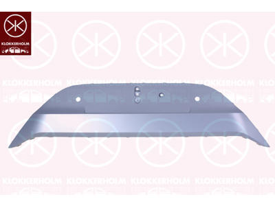 Bumper, w/primer, Rear, with hole(s) for park distance control, Lower Section