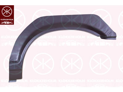 Quarter Panel, 2-dr, Wheel Arch Border, Repair Panel, Right Rear, Outer section