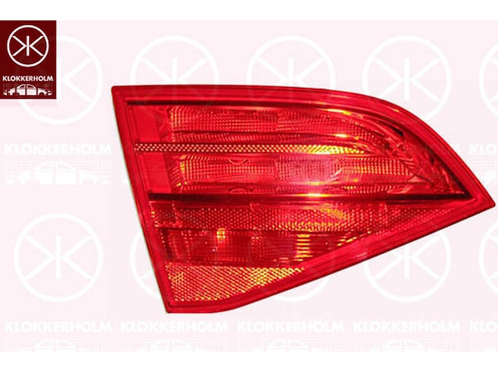 Tail Light Assembly, with bulb holder, Right, Inner Section, AL