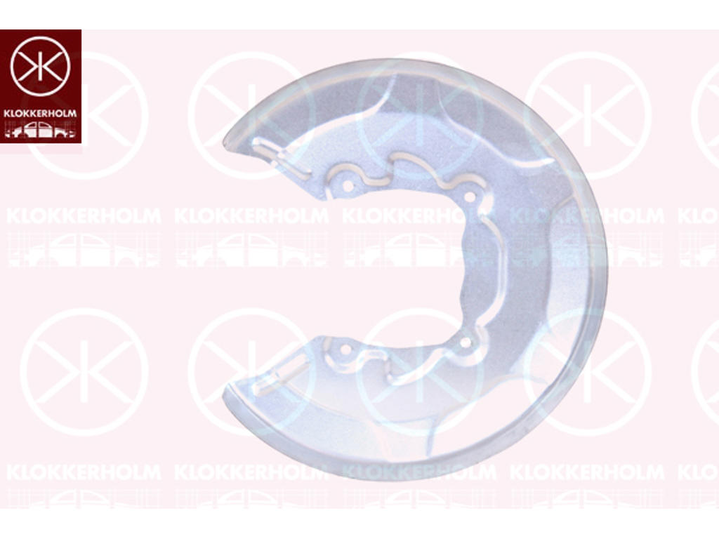 Splash Guard, brake disc, Rear Axle, for brake disc diameter [mm]: 280, Zinc-coated