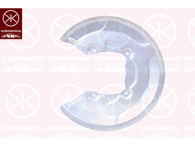 Splash Guard, brake disc, Rear Axle, for brake disc diameter [mm]: 280, Zinc-coated