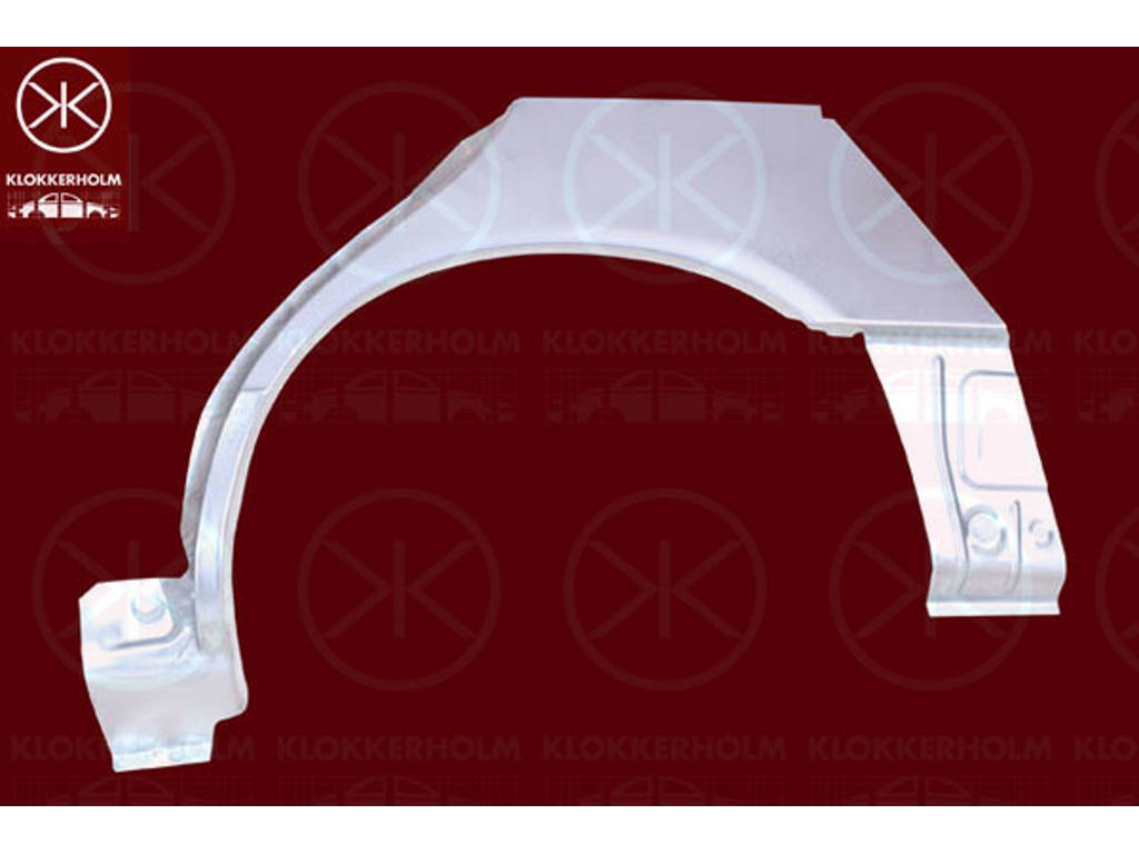 Quarter Panel, 4/5-drs, Wheel Arch Border, Repair Panel, Left Rear, Outer section