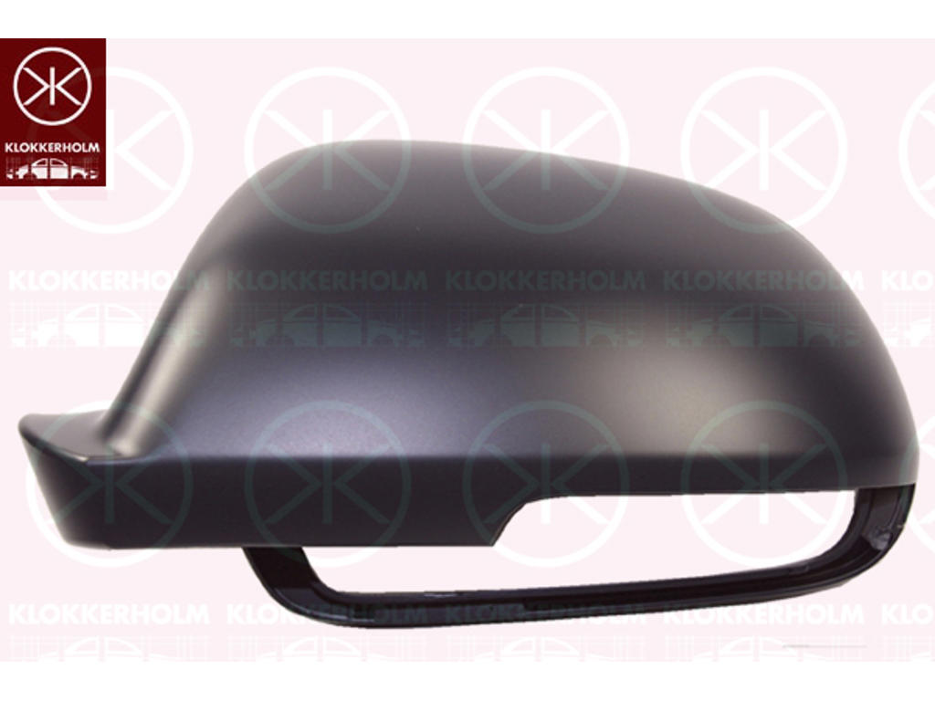 Housing, exterior mirror, Right, Upper section, w/primer