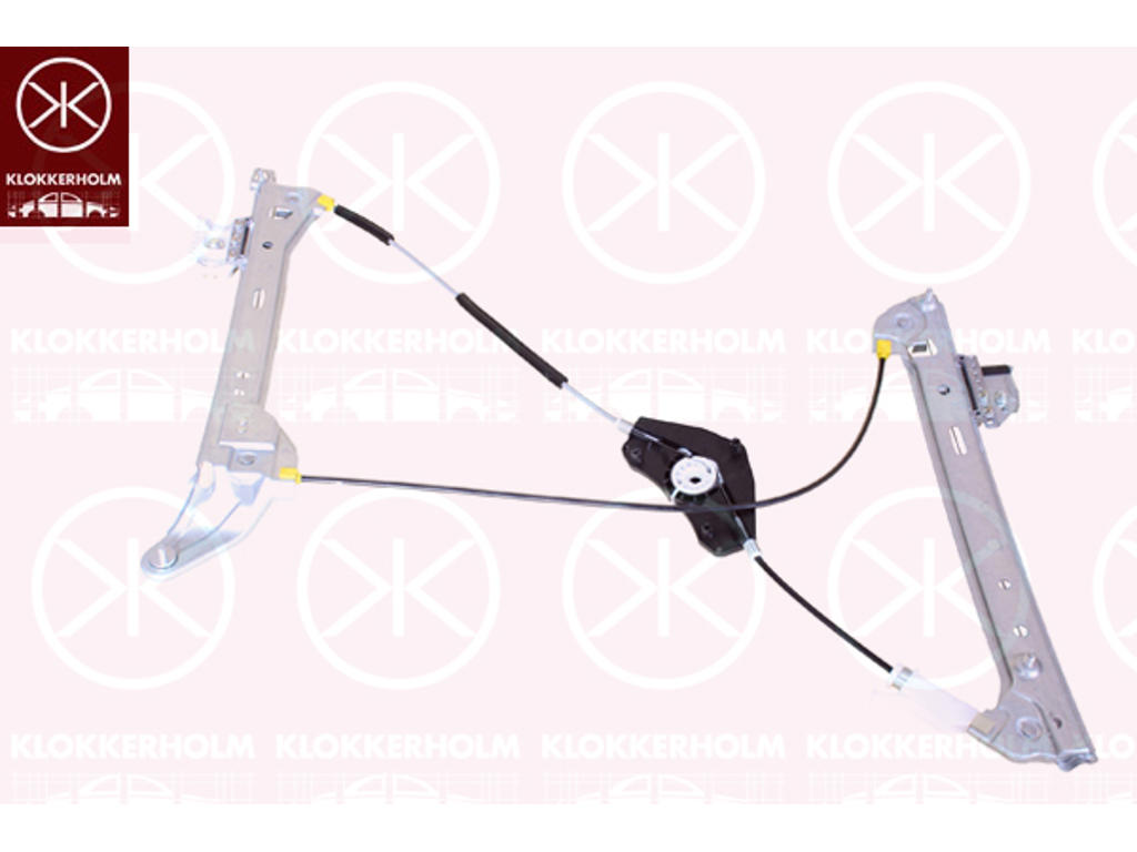 Fönsterhiss, 2-drs, utan elmotor, elektrisk, vänster fram