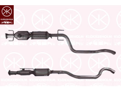 Soot/Particulate Filter, exhaust system, Up to Euro 4, Number of sensors: 2, Silicon carbide, with accessories