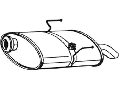 hátsó hangtompító, további szükséges cikkek lásd tartozéklista:  