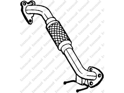 Exhaust Pipe, See accessories list for additionally required parts:  