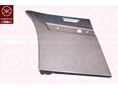 Wing, Left Front, Repair Panel, Rear Section, Lower Section, Zinc-coated
