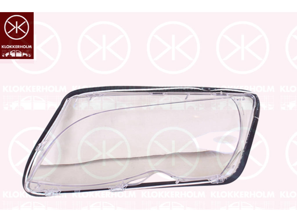 Diffusing Lens, headlight, H7/H7, Left