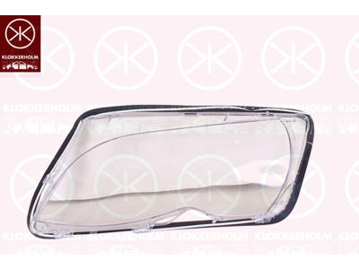 Diffusing Lens, headlight, H7/H7, Left