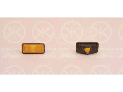 Direction Indicator, without bulb holder, yellow, not ECE approved, lateral installation