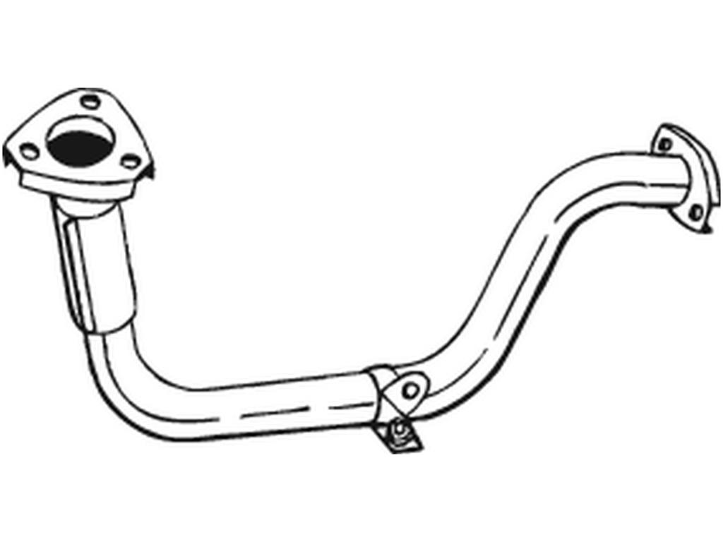 Exhaust Pipe, See accessories list for additionally required parts:  