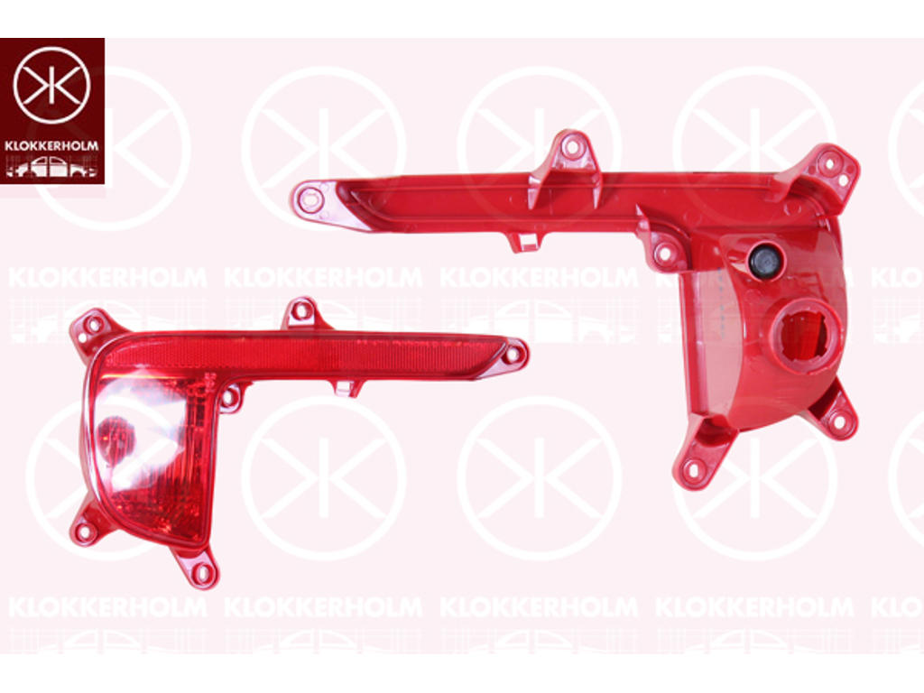 Reflector, Right Rear, without bulb holder