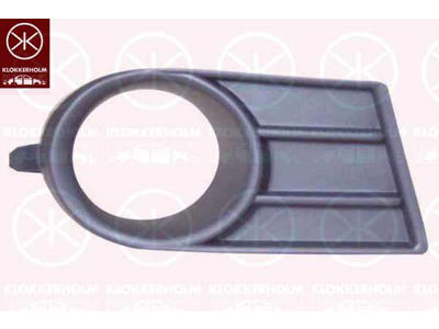 Ventilation Grille, bumper, Right Front, with hole(s) for fog lights