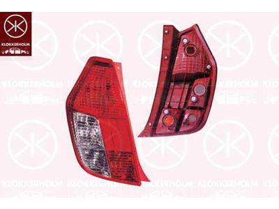Tail Light Assembly, without bulb holder, Right