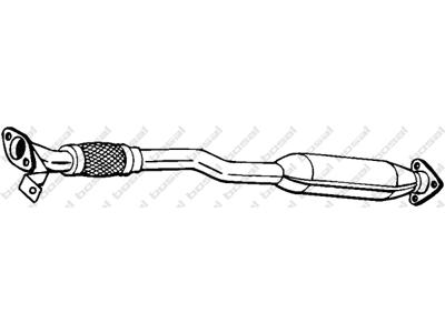 Exhaust Pipe, See accessories list for additionally required parts:  