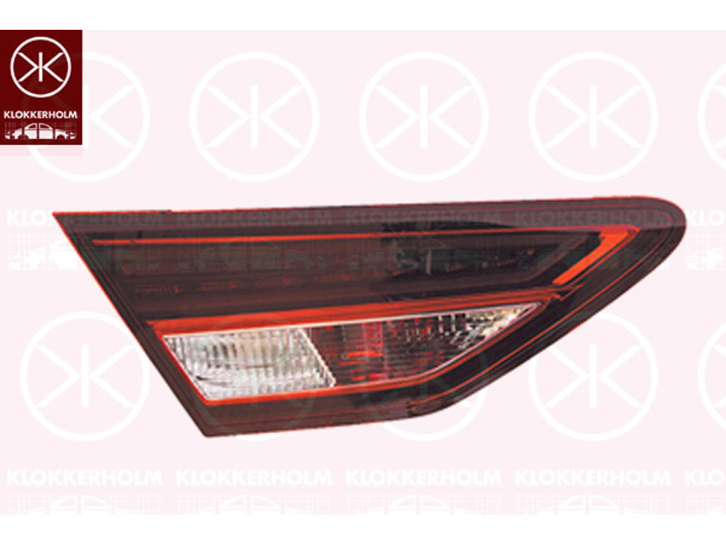 Kombinationsbackljus, Vänster, LED, innerdel, med lamphållare, Valeo