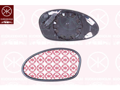 Mirror Glass, exterior mirror, Left, Automatic dimming, Heatable, Aspherical