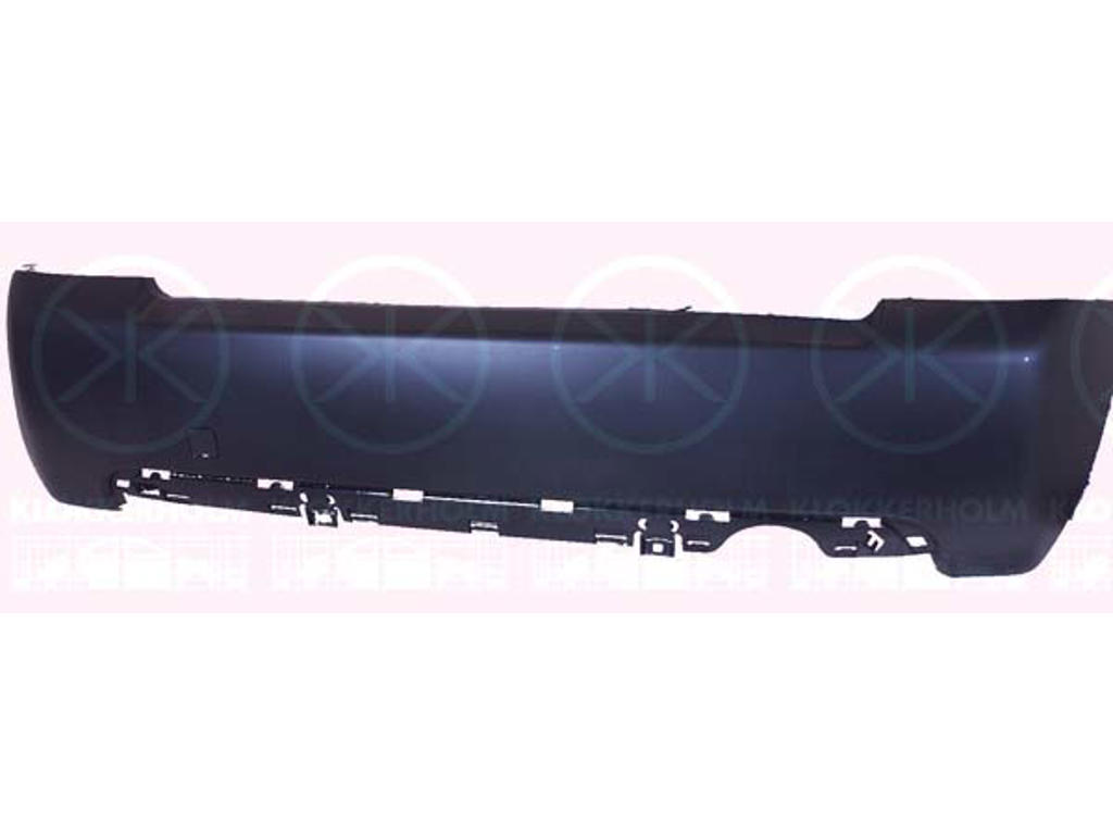 Bumper, Rear, black