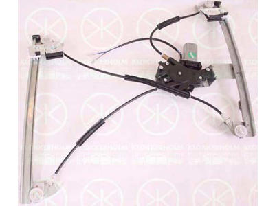 Window Regulator, Right Front, Electric, without comfort function, with electric motor, Number of pins: 2