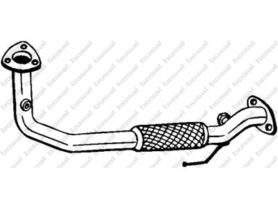Exhaust Pipe, See accessories list for additionally required parts:  