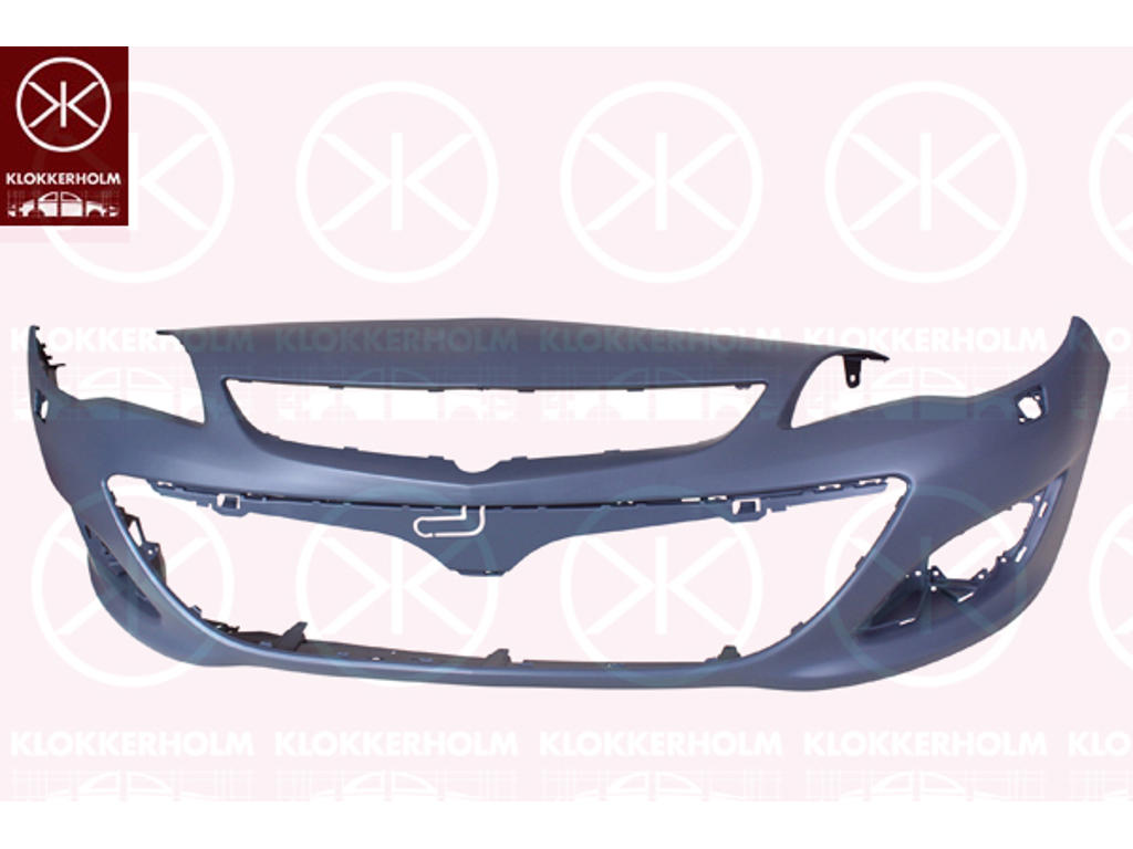 Bumper, Front, with hole(s) for washer nozzle, w/primer