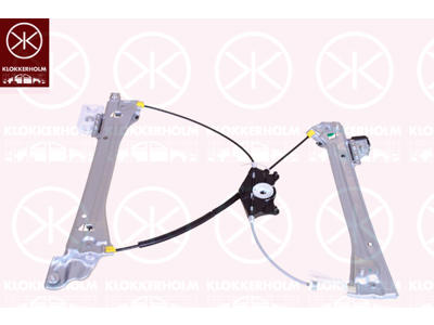 Fönsterhiss, 2-drs, utan elmotor, elektrisk, vänster fram