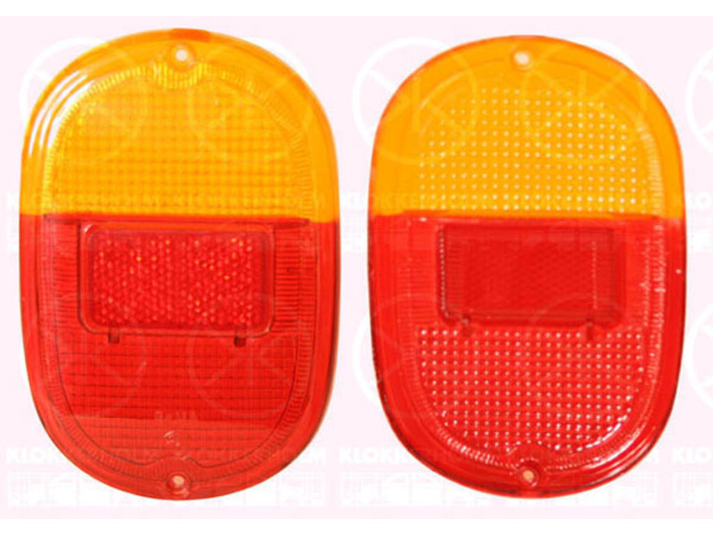 Ljusglas, kombinationsbakljus, Vänster, Höger