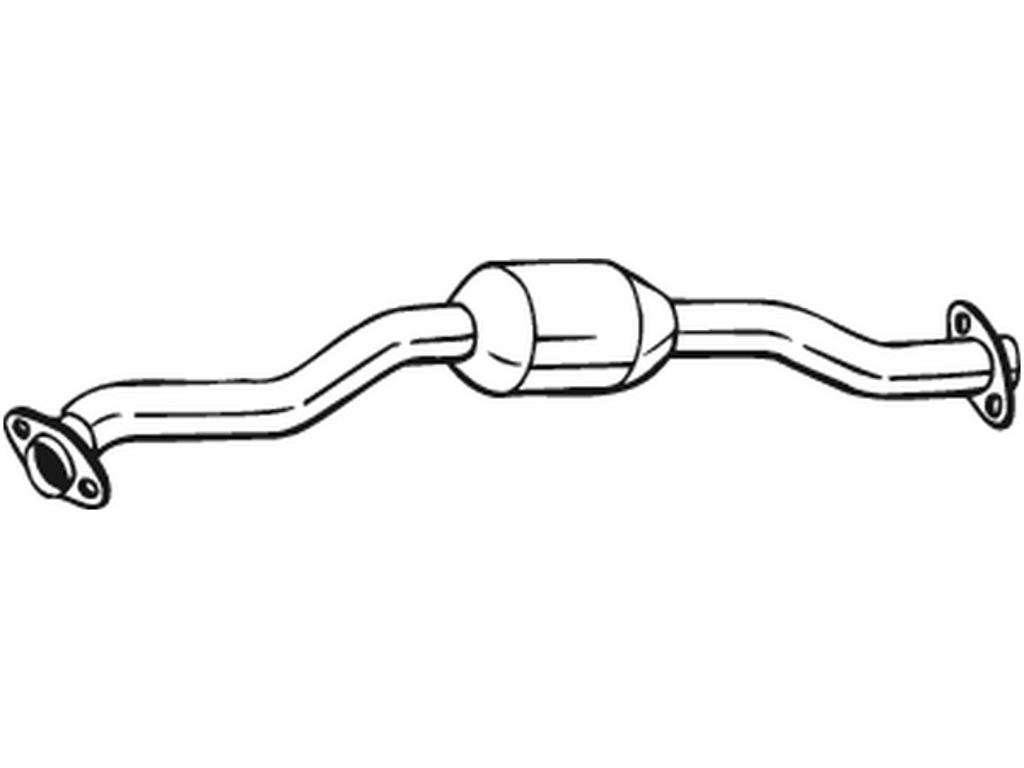 Catalytic Converter, with mounting parts, Emission Standard: Euro 1, Emission Standard: Euro 2, Emission Standard: Euro 3