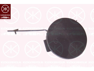 Flap, tow hook, w/primer, Front, not for trim level: Sport, not for trim level: OPC