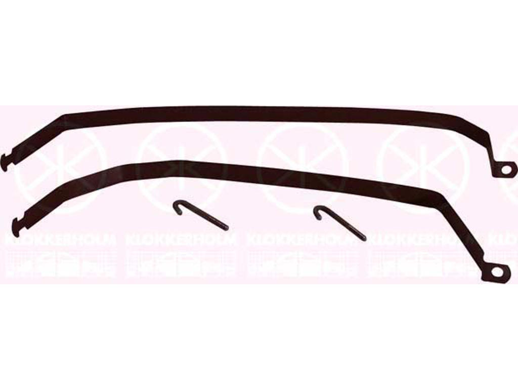 Strap, fuel tank, Set