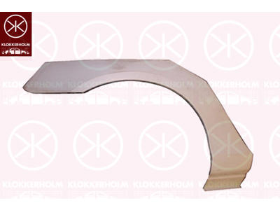 Quarter Panel, 3-drs, Right, Wheel Arch Border, Repair Panel