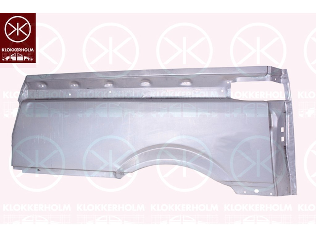 Quarter Panel, Axle Distance [mm]: 3430, Right, Wheel Arch Border, Upper section, Repair Panel