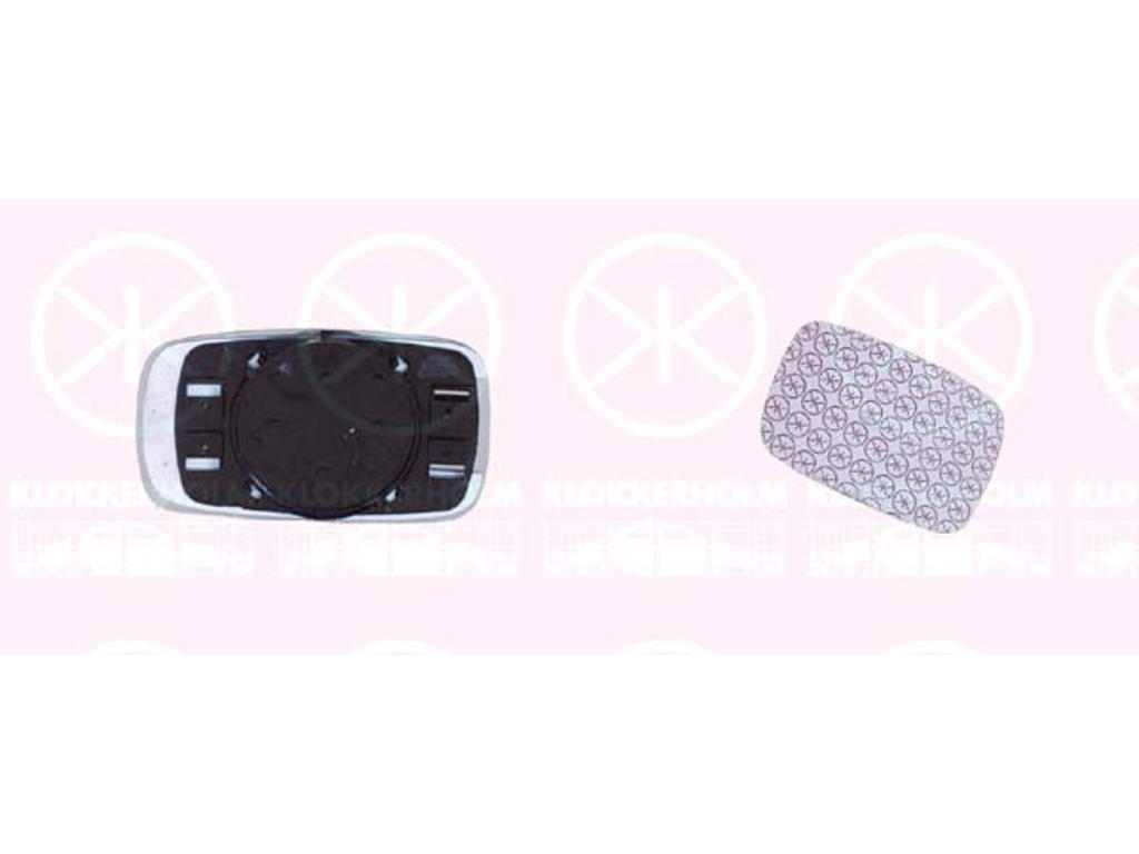 Mirror Glass, exterior mirror, Convex, Left