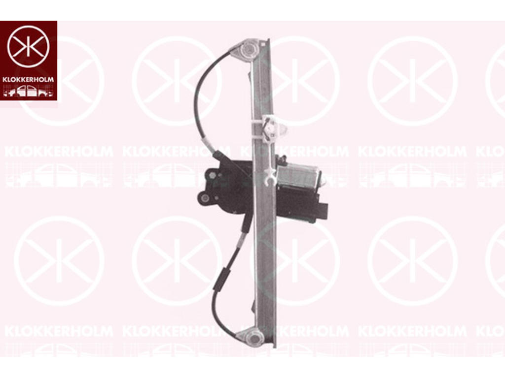 Window Regulator, with electric motor, with comfort function, Electric, Right Front