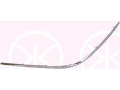 Trim/Protection Strip, bumper, Elegance, Avantgarde, chrome, Right Front