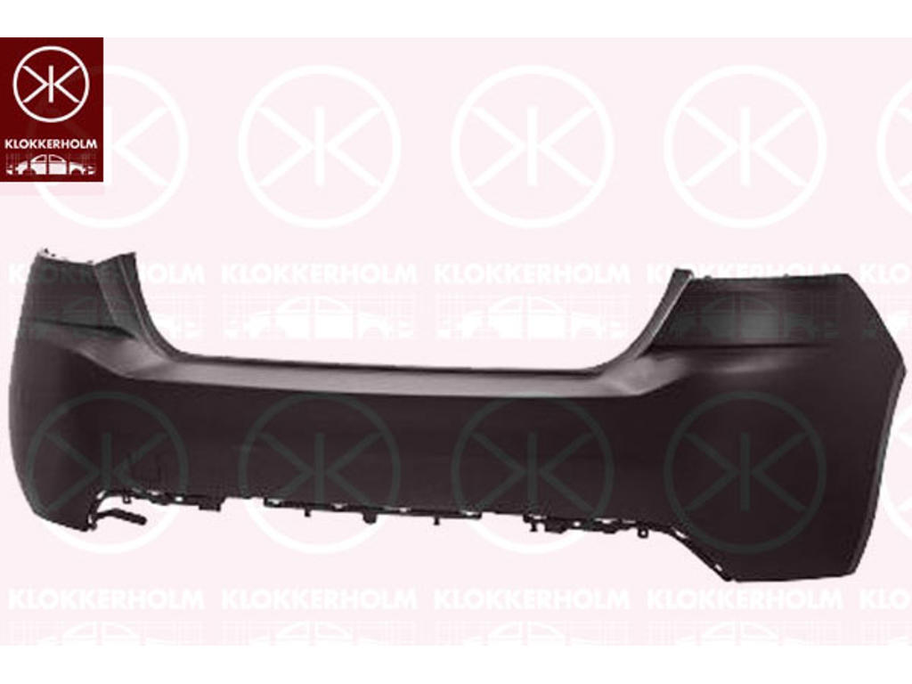 Bumper, w/primer, Rear