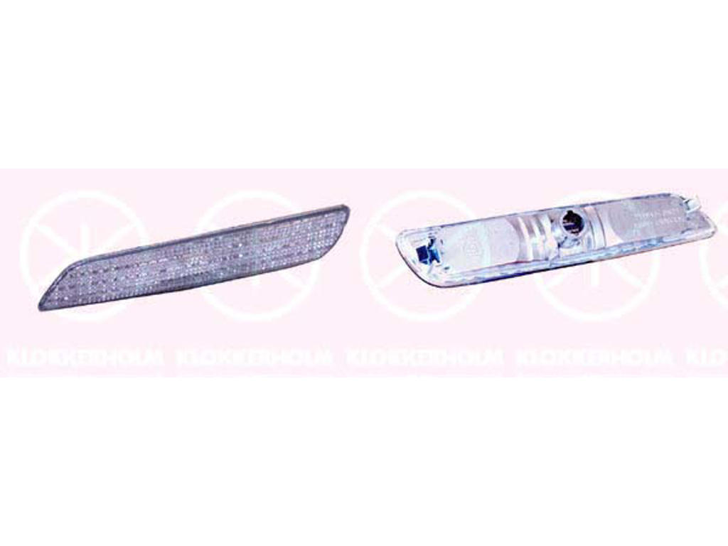 Side Marker Light, smoke grey, Left Rear, Right Front