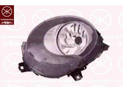 Headlight, Left, Illuminance [lx]: 10, H4, Indicator Colour: white, without lettering: MINI, with motor for headlamp levelling, Valeo