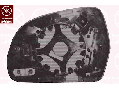 Mirror Glass, exterior mirror, Convex, Right, Heatable