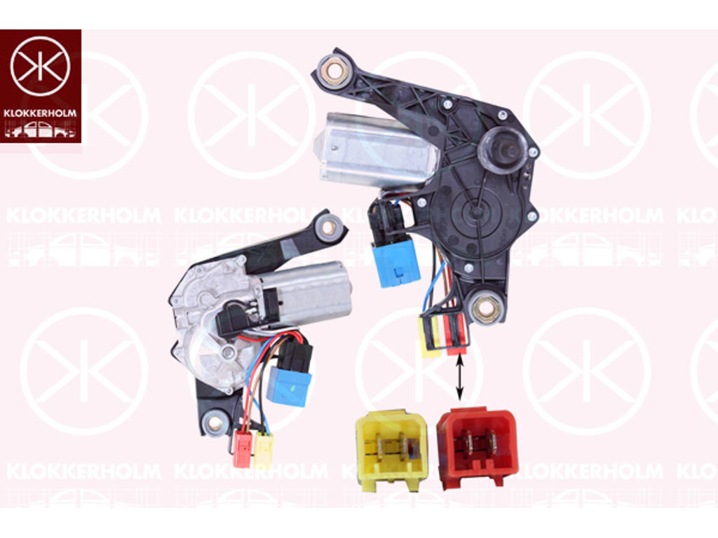 Wiper Motor, Rear, Voltage [V]: 12