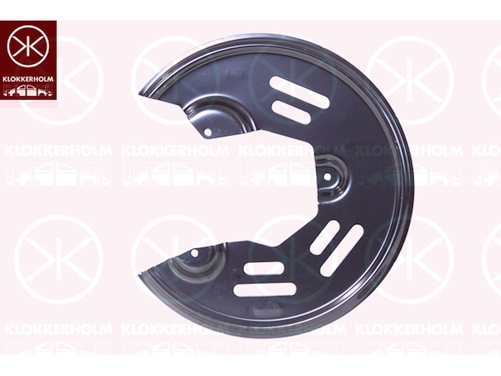 Bromssköld, Bakaxel vänster, förzinkad