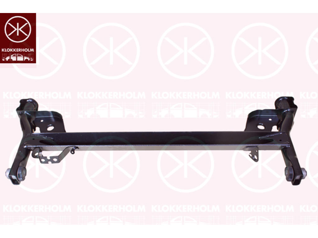 Axle Beam, for vehicles with drum brakes on the rear axle, with bush, Rear Axle