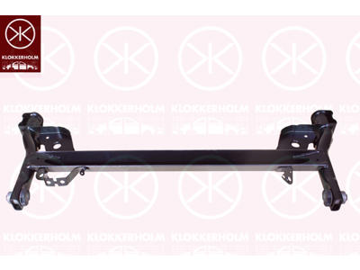 Axle Beam, for vehicles with drum brakes on the rear axle, with bush, Rear Axle