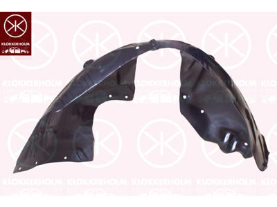 Liner, wheelhouse, Plastic, Left Front