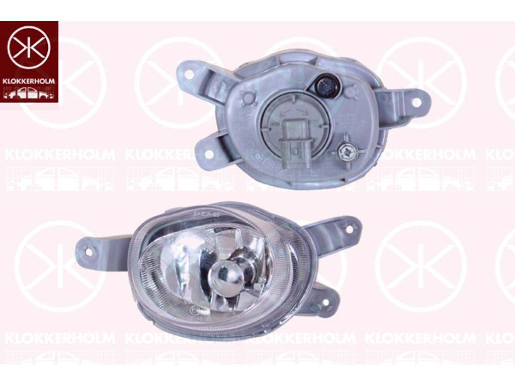 ruko žibintas, dešine priekis, duru skaicius: 3/5, H3, be lemputes laikiklio