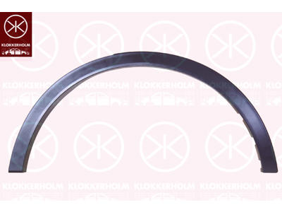 Flaring, wing, Plastic, Right Rear, Vehicle Equipment Line/Variant: ST-LINE, black